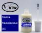 Preview: Mazda, Majolica Blue, DS: 20ml Lackstift, von ATW Autoteile West.